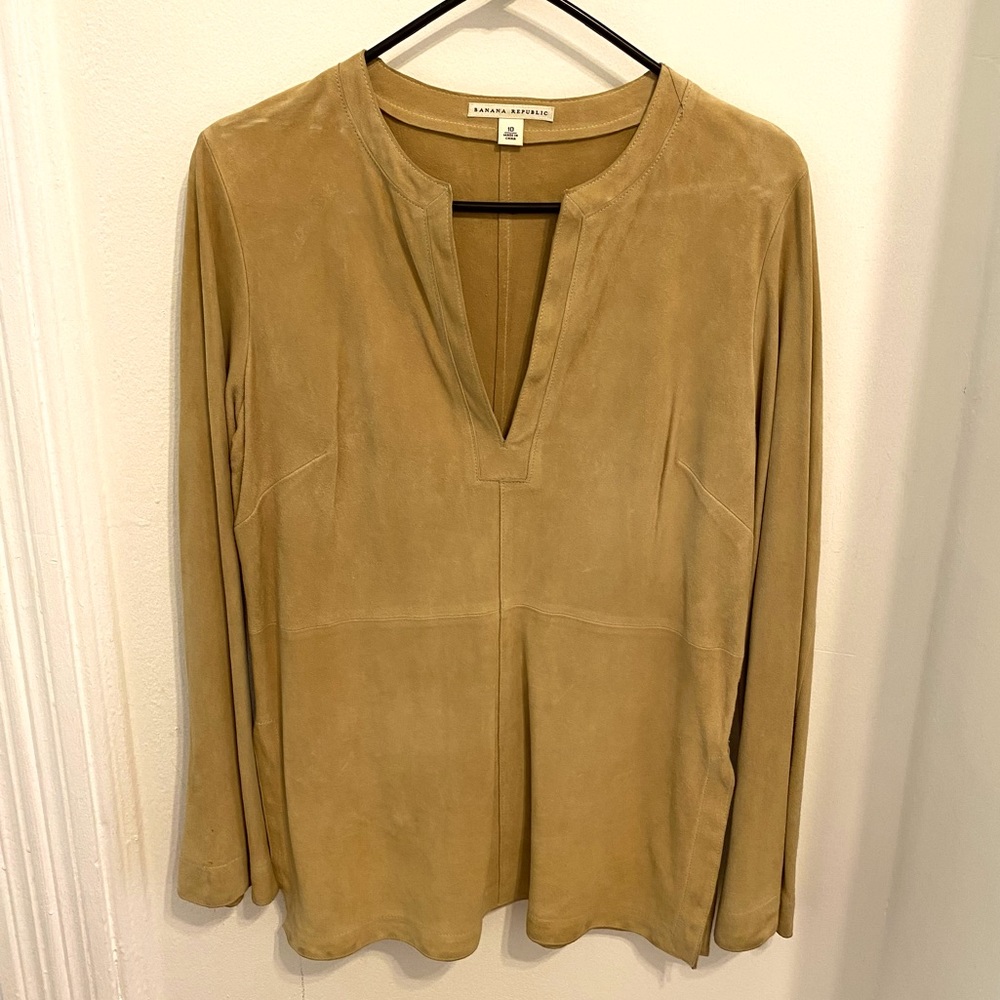Suede tunic